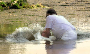 Taufe im See